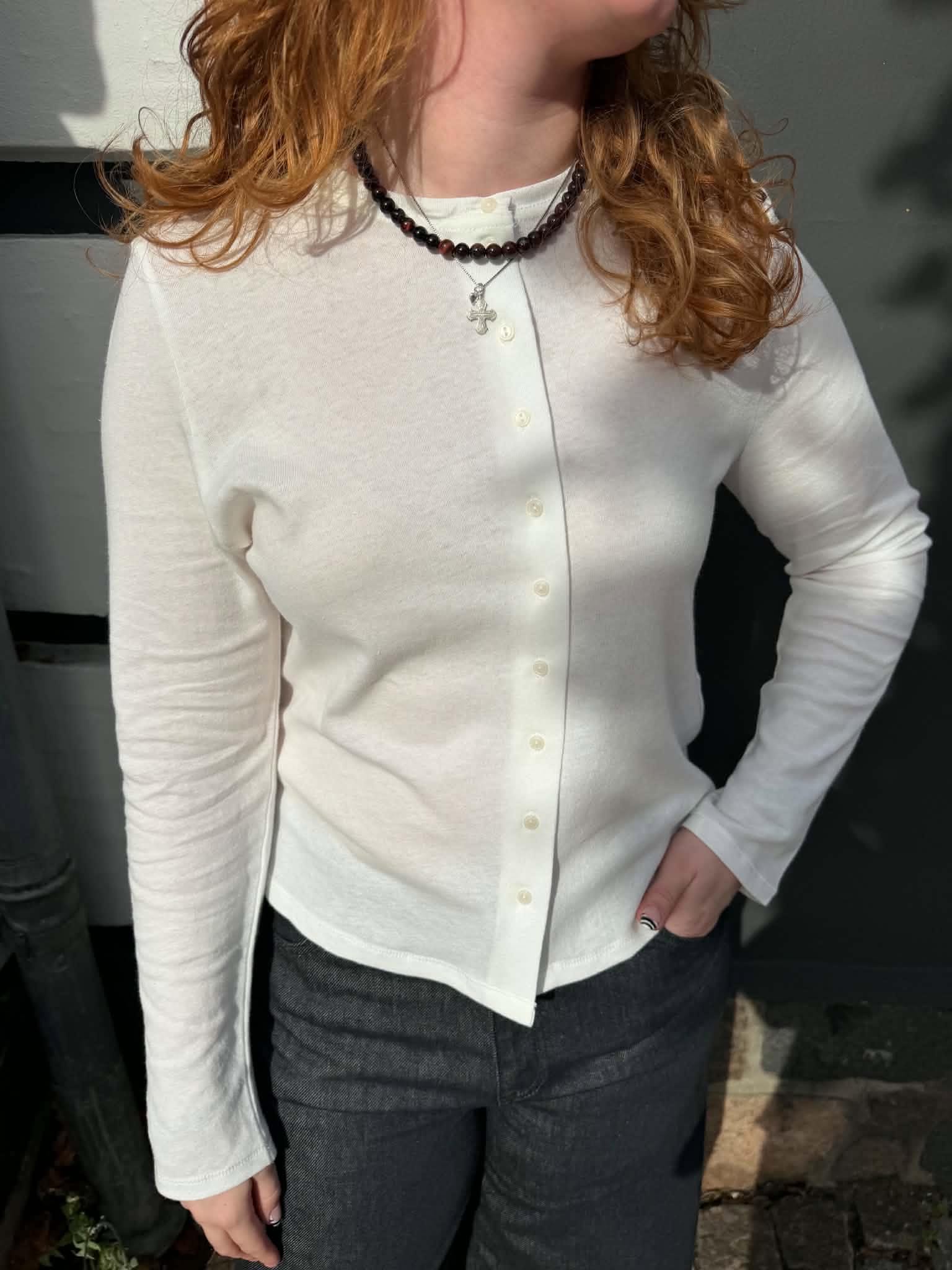 VISILLA Cardigan - Snow White